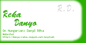 reka danyo business card